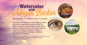 Watercolor Painting Class with Artist Megan Becker